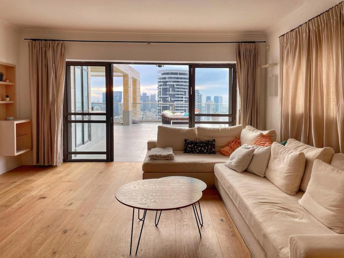 Ferienwohnung Beautiful Penthouse W/Amazing View, Prime Location Ramat Gan Exterior foto